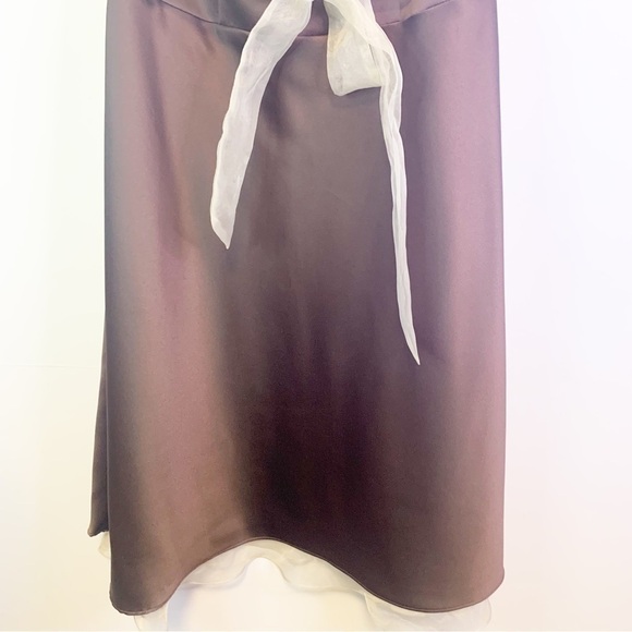 Alfred Angelo Brown Bridesmaid Dress Size S - Picture 8 of 13